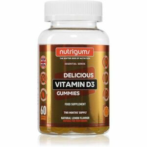 Nutrigums Essential Series Vitamin D žvýkací měkké tobolky s vitamínem D 60 ks obraz