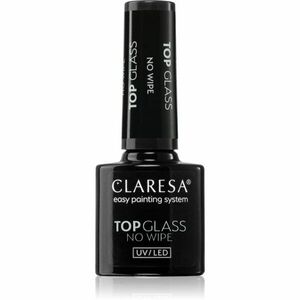 Claresa UV/LED Top Glass No Wipe vrchní gelový lak pro ochranu a lesk bez výpotku 5 g obraz