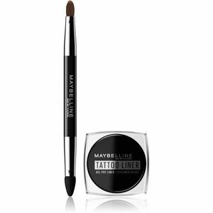 MAYBELLINE NEW YORK Tattoo Liner dlouhotrvající gelové oční linky se štětečkem odstín 950 Blackest Black 3 g obraz