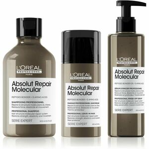 L’Oréal Professionnel Serie Expert Absolut Repair Molecular výhodné balení (pro poškozené vlasy) obraz