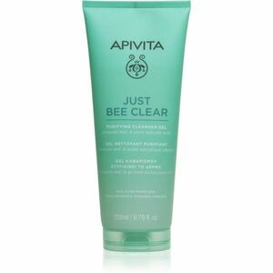 Apivita Just Bee Clear Purifying Cleanser Gel čisticí pleťový gel proti akné 200 ml obraz