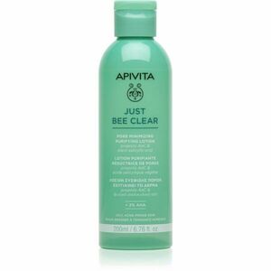 Apivita Just Bee Clear Pore Minimizing Lotion péče na rozšířené póry a černé tečky 200x1 ml obraz