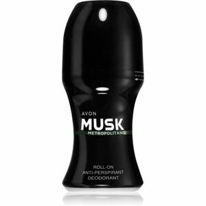 Avon Musk+ Metropolitano kuličkový deodorační antiperspirant pro muže 50 ml obraz