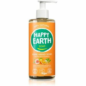 Happy Earth 100% Natural Pure Hand Soap Rose Petitgrain tekuté mýdlo na ruce 300 ml obraz