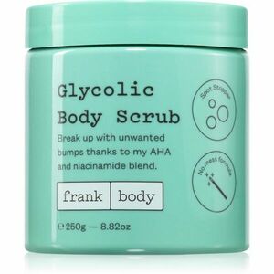 Frank Body Glycolic tělový peeling s AHA kyselinami 250 g obraz