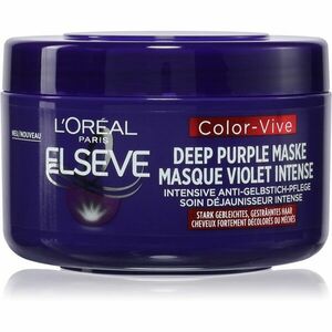 L’Oréal Paris Elseve Color-Vive Purple pečující maska neutralizující žluté tóny 250 ml obraz