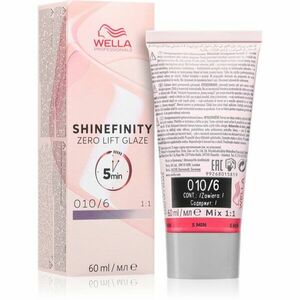 Wella Professionals Shinefinity Zero Lift Glaze demi-permanentní barva na vlasy odstín 010/6 Lavender Flash 60 ml obraz