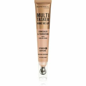 Rimmel Multi-Tasker Wake Me Up make-up a korektor pro rozjasnění pleti odstín 25 Rose Ivory 20 ml obraz