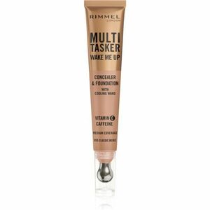 Rimmel Multi-Tasker Wake Me Up make-up a korektor pro rozjasnění pleti odstín 55 Classic Beige 20 ml obraz