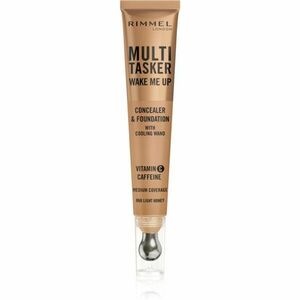 Rimmel Multi-Tasker Wake Me Up make-up a korektor pro rozjasnění pleti odstín 60 Light Honey 20 ml obraz