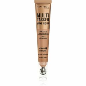 Rimmel Multi-Tasker Wake Me Up make-up a korektor pro rozjasnění pleti odstín 65 Rose Honey 20 ml obraz