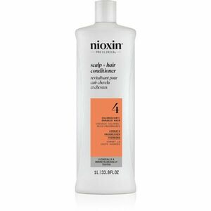 Nioxin System 4 Scalp + Hair Conditioner hydratační a vyživující kondicionér pro barvené a poškozené vlasy 1000 ml obraz