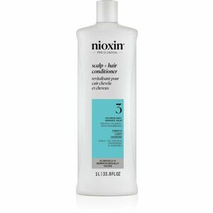 Nioxin System 3 Scalp + Hair Shampoo kondicionér pro barvené řídnoucí vlasy 1000 ml obraz