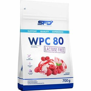 SFD Nutrition WPC 80 Lactose Free syrovátkový protein bez laktózy příchuť Raspberry 700 g obraz