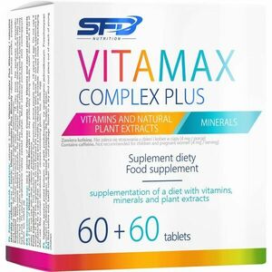 SFD Nutrition VitaMax Complex Plus komplexní multivitamín s minerály 120 tbl obraz