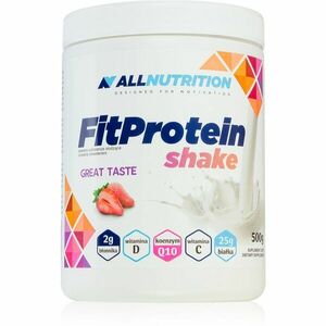 Allnutrition FitProtein Shake směs na přípravu koktejlu s proteinem příchuť Strawberry 500 g obraz