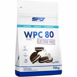 SFD Nutrition WPC 80 Lactose Free syrovátkový protein bez laktózy příchuť Cookie Cream 700 g obraz