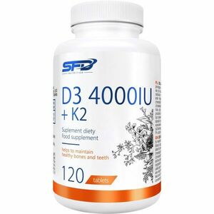 SFD Nutrition D3 4000IU + K2 podpora normálního stavu kostí a zubů 120 tbl obraz