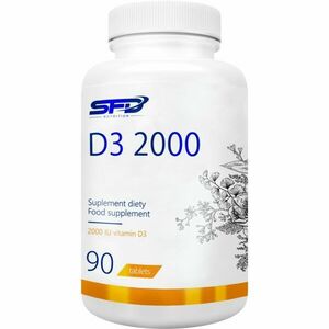 SFD Nutrition D3 2000 IU tablety pro podporu imunitního systému a normální stav zubů 90 tbl obraz