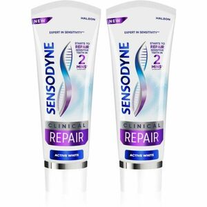 Sensodyne Clinical Repair Active White zubní pasta 2x75 ml obraz