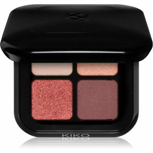 KIKO Milano New Bright Quartet paletka očních stínů odstín 03 Burgundy Variations 3.5 g obraz