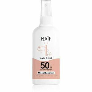 Naif Baby & Kids Mineral Sunscreen SPF 50 ochranný sprej na opalování pro děti 100 ml obraz