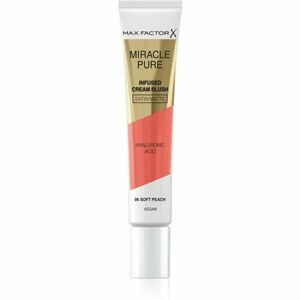 Max Factor Miracle Pure krémová tvářenka odstín 06 Soft Peach 15 ml obraz