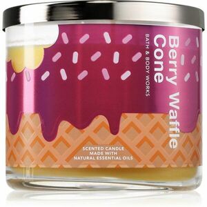 Bath & Body Works Berry Waffle Cone vonná svíčka 411 g obraz