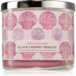 Bath & Body Works Black Cherry Merlot vonná svíčka 411 g obraz