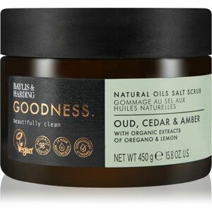 Baylis & Harding Goodness Oud, Cedar & Amber solný peeling na tělo 450 g obraz