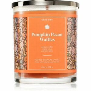 Bath & Body Works Pumpkin Pecan Waffles vonná svíčka 227 g obraz