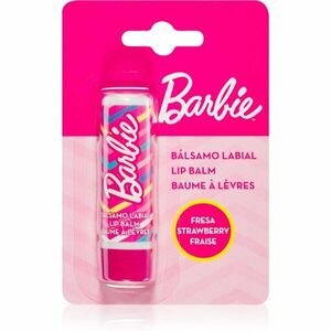 Barbie Lip Balm Strawberry balzám na rty s jahodovou příchutí pro děti 4 g obraz