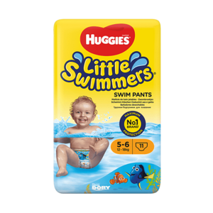 HUGGIES Plenky do vody Little Swimmers pro batolata s váhou 12–18 kg 11 ks obraz