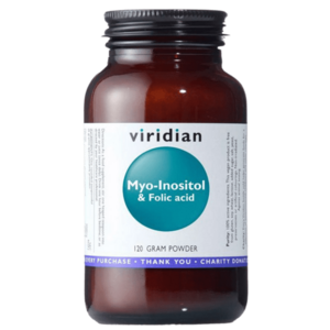 VIRIDIAN Nutrition Myo-Inositol & Folic Acid 120 g obraz