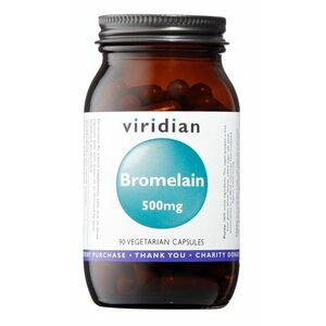 VIRIDIAN Bromelain 500 mg 90 kapslí obraz