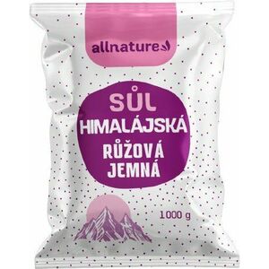 ALLNATURE Himalájská sůl růžová jemná 1000 g obraz