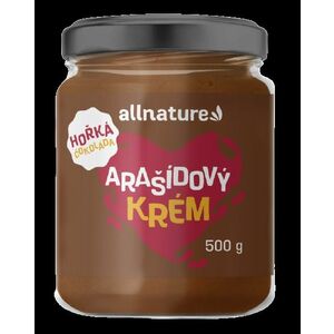 ALLNATURE Arašídový krém s hořkou čokoládou 500 g obraz