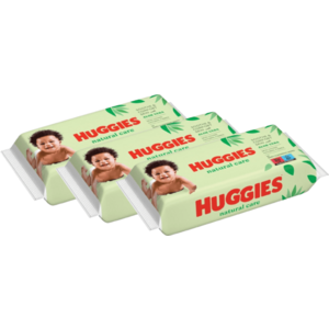 HUGGIES Natural Care Triplo 3 x 56 ks obraz