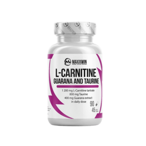 MAXXWIN L-carnitine guarana taurine 90 kapslí obraz