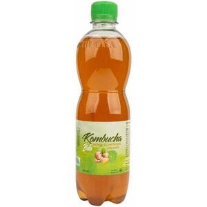 KOMBUCHA Stevikom zázvor s limetkovou příchutí BIO 500 ml obraz