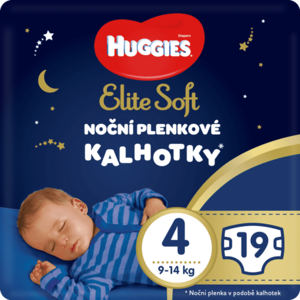 HUGGIES Elite Soft Pants OVN 4 Plenkové kalhotky 9-14 kg 19 ks obraz