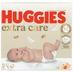 HUGGIES Extra Care 2, 82 ks obraz