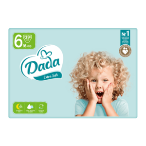 DADA Extra Soft Pleny jednorázové 6 Extra Large (16 kg+) 38 ks obraz