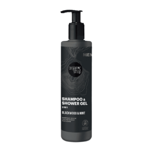 ORGANIC SHOP Sprchový gel a šampon 2 v 1 Blackwood a máta 280 ml obraz