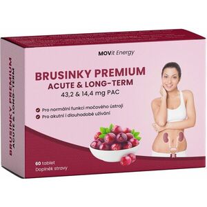 MOVIT ENERGY Brusinky Premium ACUTE & LONG-TERM 60 tablet obraz