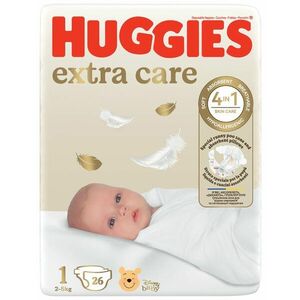 HUGGIES Extra Care 1, 26 ks obraz