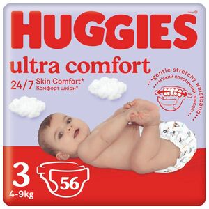 HUGGIES Ultra Comfort 3 Jumbo 56 ks obraz