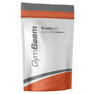 GYMBEAM Gainer True Gain jahoda 2500 g obraz