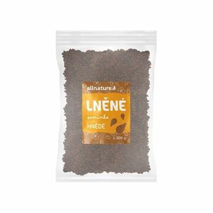 ALLNATURE Lněné semínko hnědé 1000 g obraz