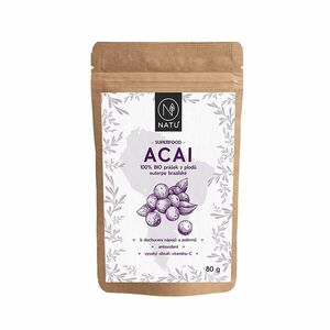 NATU Acai BIO prášek 80 g obraz